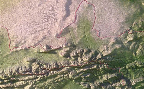 精度地形地貌宣传