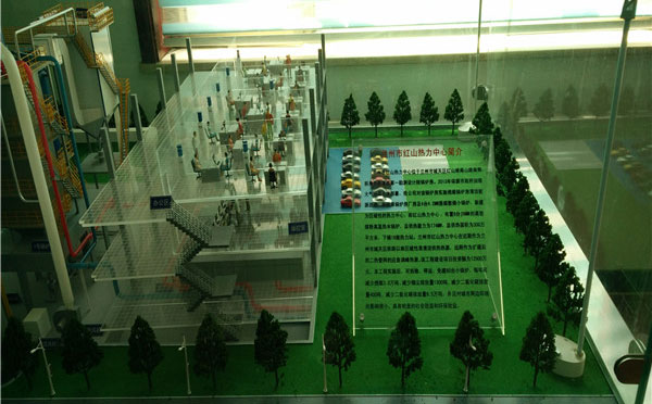 兰州市红山热力中心模型